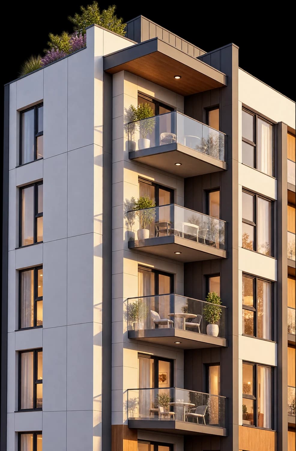 Lake Side Residence, внатрешниот двор
