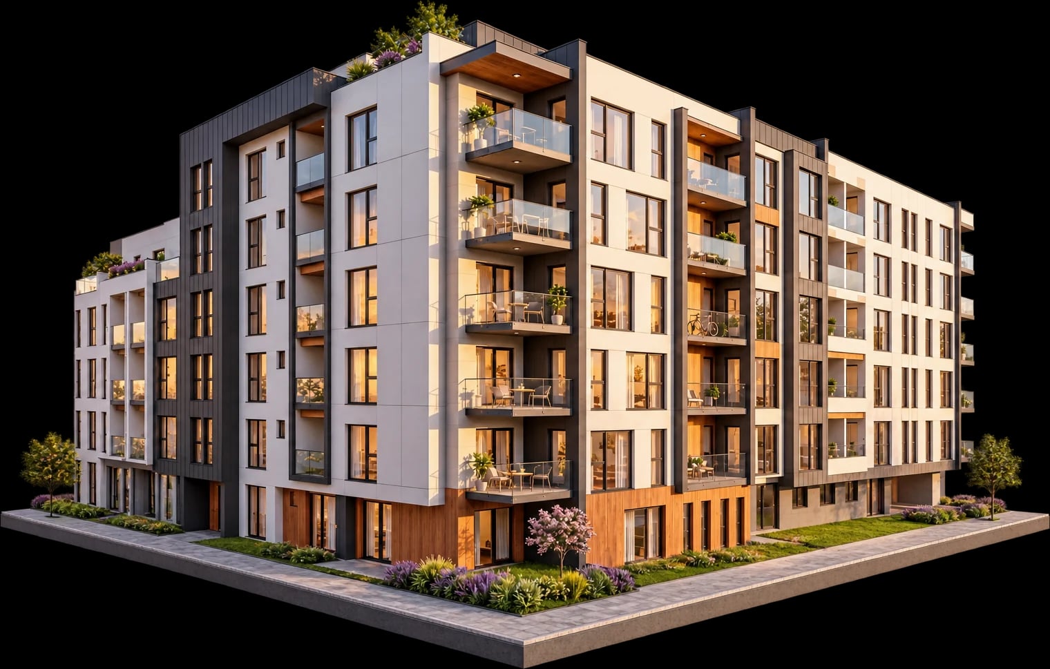 Lake Side Residence, југозападниот агол